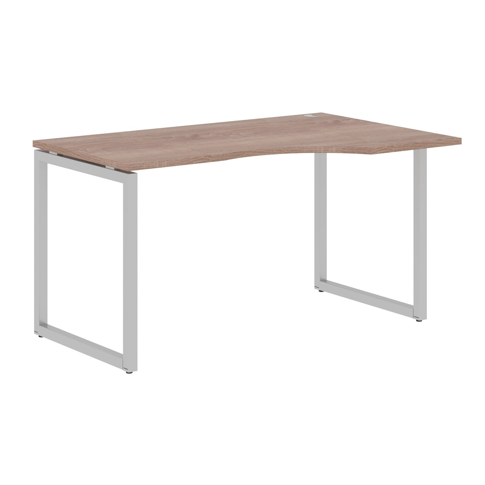 L SHAPE DESK MADE IN 25MM MFC TOP, E1 LAMINATE CHIPBOARD WITH WOODEN MODESTY PANEL 40X40MM METAL O SHAPE FRAMES by Treejar | Souqify
