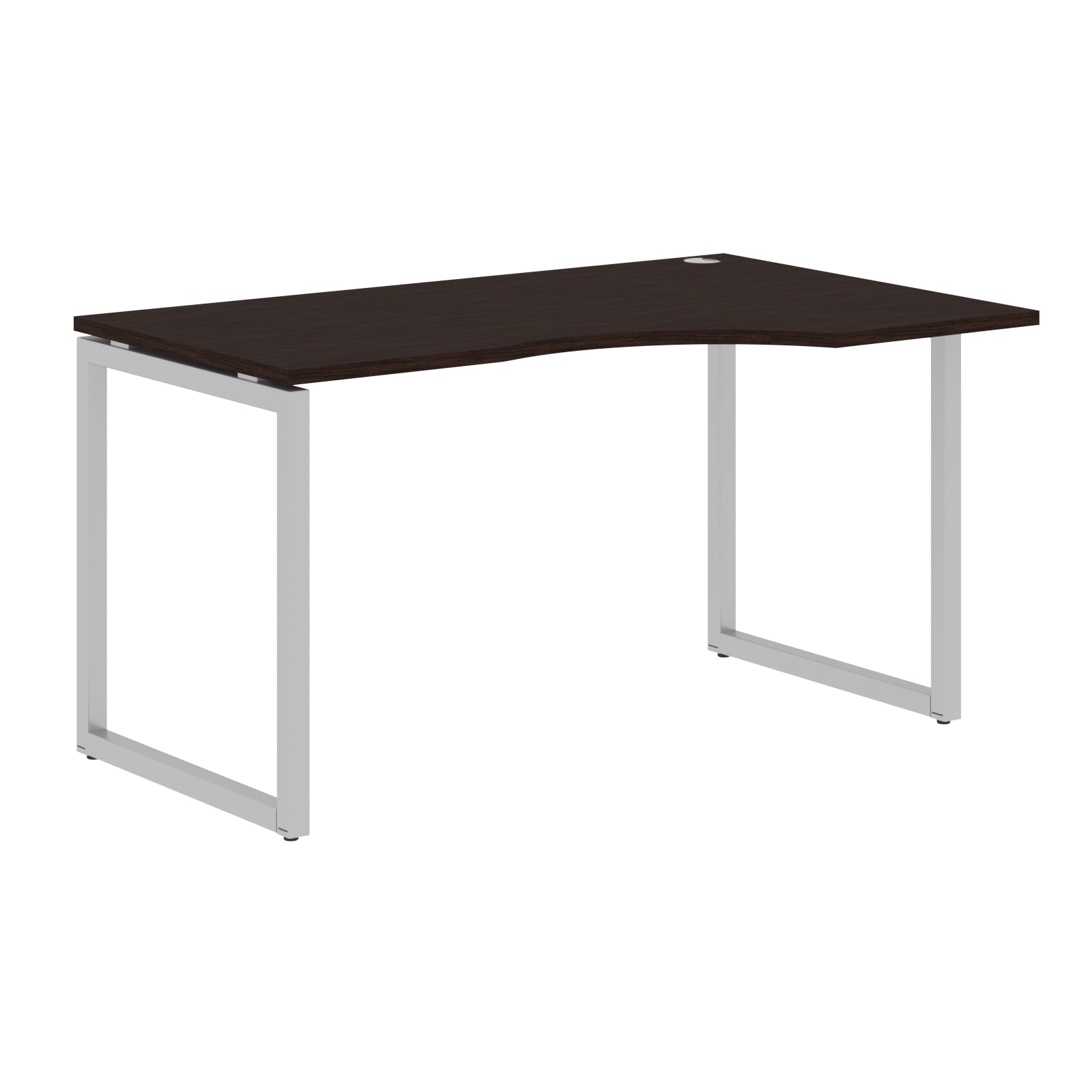 L SHAPE DESK MADE IN 25MM MFC TOP, E1 LAMINATE CHIPBOARD WITH WOODEN MODESTY PANEL 40X40MM METAL O SHAPE FRAMES by Treejar | Souqify