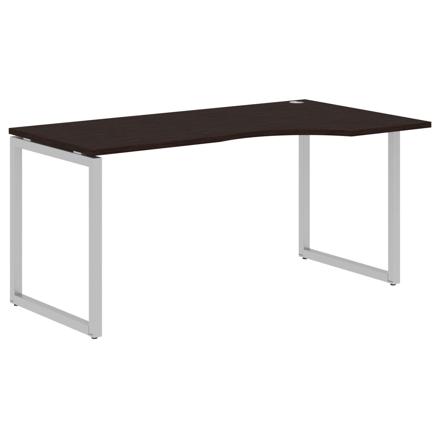 L SHAPE DESK MADE IN 25MM MFC TOP, E1 LAMINATE CHIPBOARD WITH WOODEN MODESTY PANEL 40X40MM METAL O SHAPE FRAMES by Treejar | Souqify