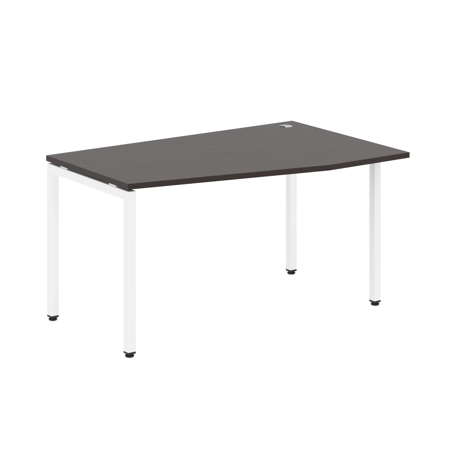 L SHAPE DESK MADE IN 25MM MFC TOP, E1 LAMINATE CHIPBOARD WITH WOODEN MODESTY PANEL 40X40MM METAL U SHAPE FRAMES by Treejar | Souqify