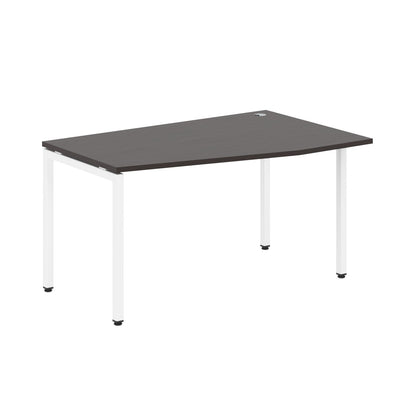 L SHAPE DESK MADE IN 25MM MFC TOP, E1 LAMINATE CHIPBOARD WITH WOODEN MODESTY PANEL 40X40MM METAL U SHAPE FRAMES by Treejar | Souqify