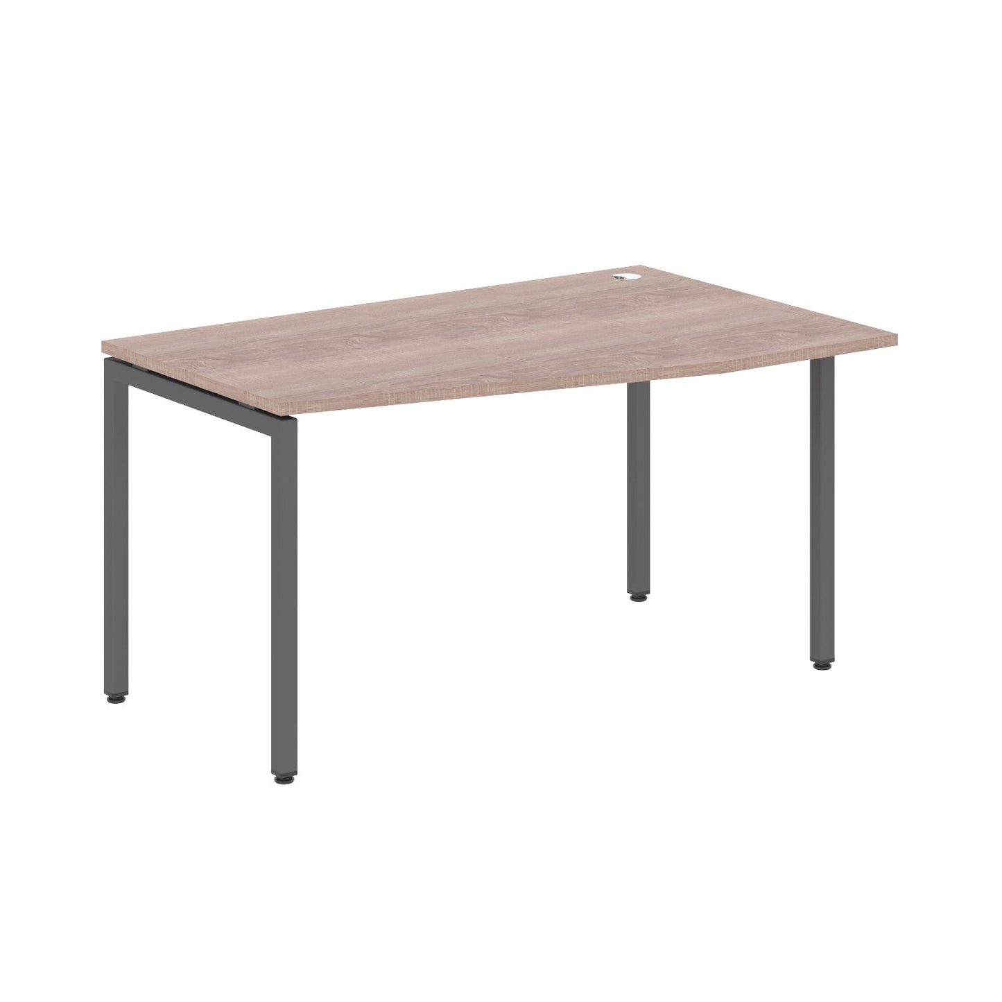 L SHAPE DESK MADE IN 25MM MFC TOP, E1 LAMINATE CHIPBOARD WITH WOODEN MODESTY PANEL 40X40MM METAL U SHAPE FRAMES by Treejar | Souqify