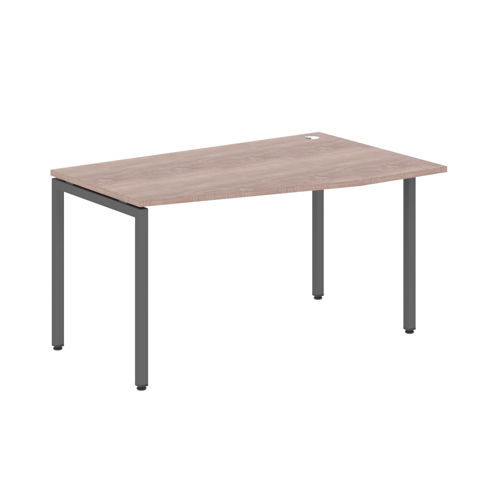L SHAPE DESK MADE IN 25MM MFC TOP, E1 LAMINATE CHIPBOARD WITH WOODEN MODESTY PANEL 40X40MM METAL U SHAPE FRAMES by Treejar | Souqify