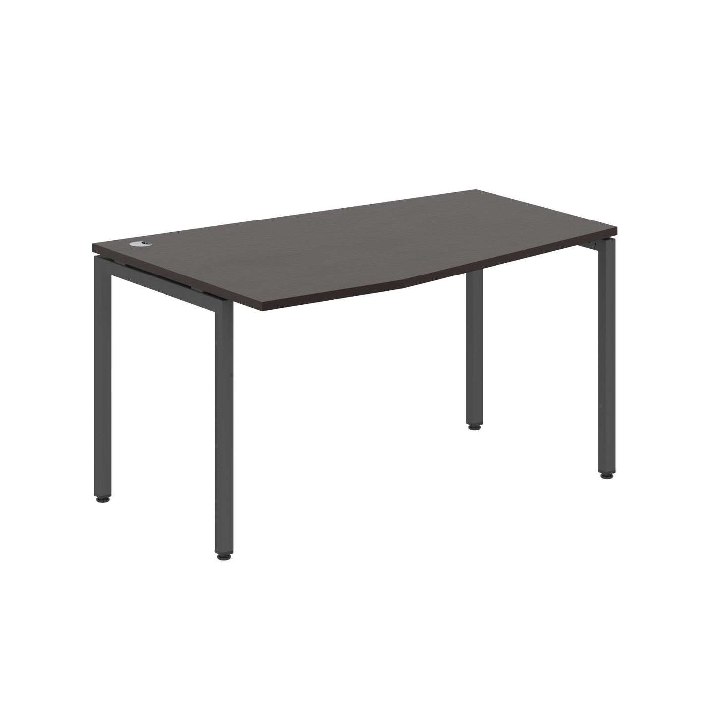 L SHAPE DESK MADE IN 25MM MFC TOP, E1 LAMINATE CHIPBOARD WITH WOODEN MODESTY PANEL 40X40MM METAL U SHAPE FRAMES by Treejar | Souqify