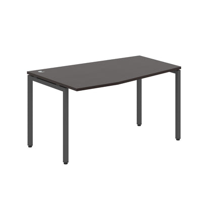 L SHAPE DESK MADE IN 25MM MFC TOP, E1 LAMINATE CHIPBOARD WITH WOODEN MODESTY PANEL 40X40MM METAL U SHAPE FRAMES by Treejar | Souqify