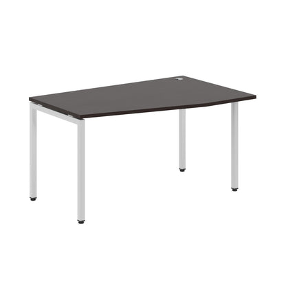 L SHAPE DESK MADE IN 25MM MFC TOP, E1 LAMINATE CHIPBOARD WITH WOODEN MODESTY PANEL 40X40MM METAL U SHAPE FRAMES by Treejar | Souqify