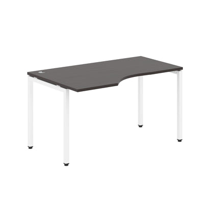 L SHAPE DESK MADE IN 25MM MFC TOP, E1 LAMINATE CHIPBOARD WITH WOODEN MODESTY PANEL 40X40MM METAL U SHAPE FRAMES by Treejar | Souqify