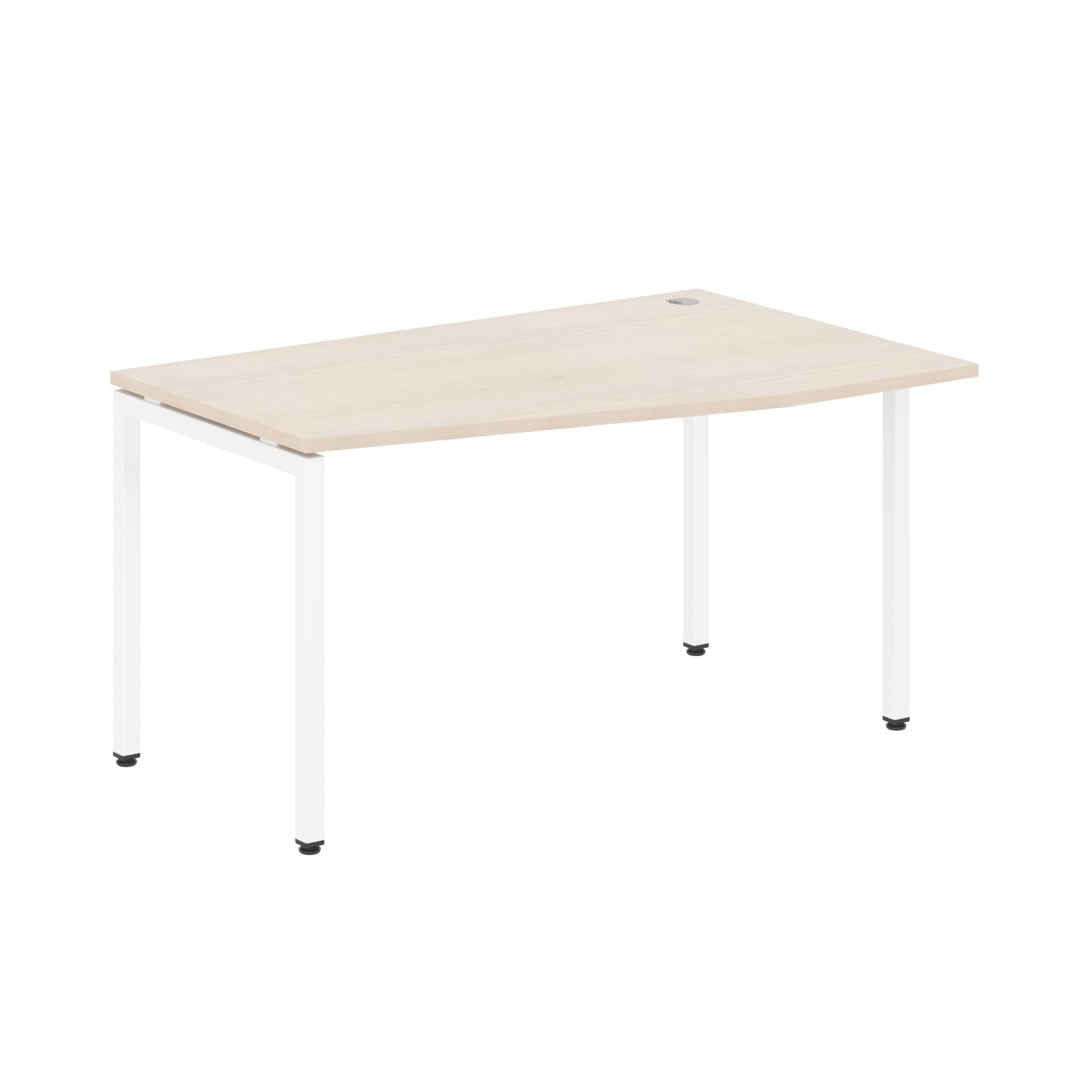 L SHAPE DESK MADE IN 25MM MFC TOP, E1 LAMINATE CHIPBOARD WITH WOODEN MODESTY PANEL 40X40MM METAL U SHAPE FRAMES by Treejar | Souqify