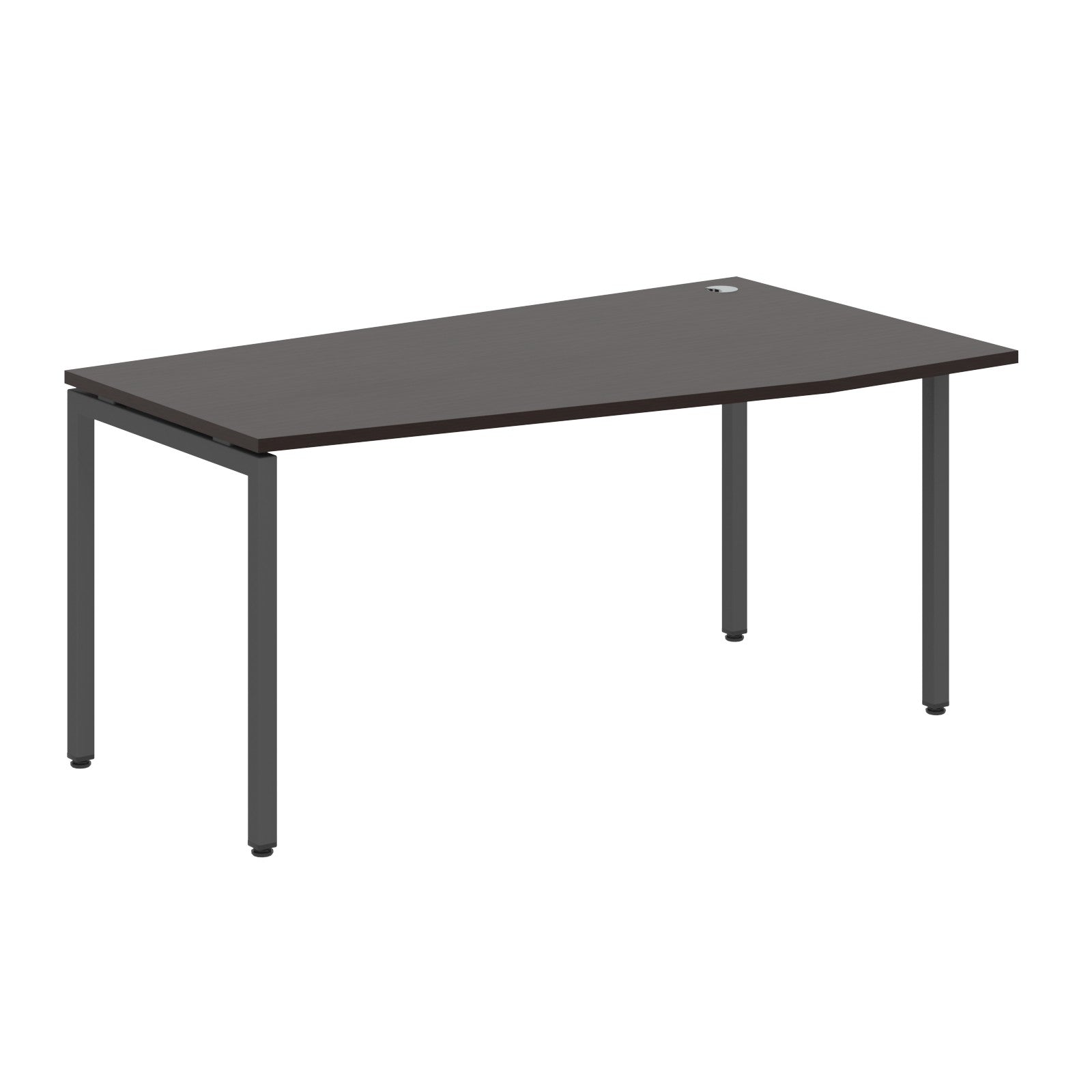 L SHAPE DESK MADE IN 25MM MFC TOP, E1 LAMINATE CHIPBOARD WITH WOODEN MODESTY PANEL 40X40MM METAL U SHAPE FRAMES by Treejar | Souqify