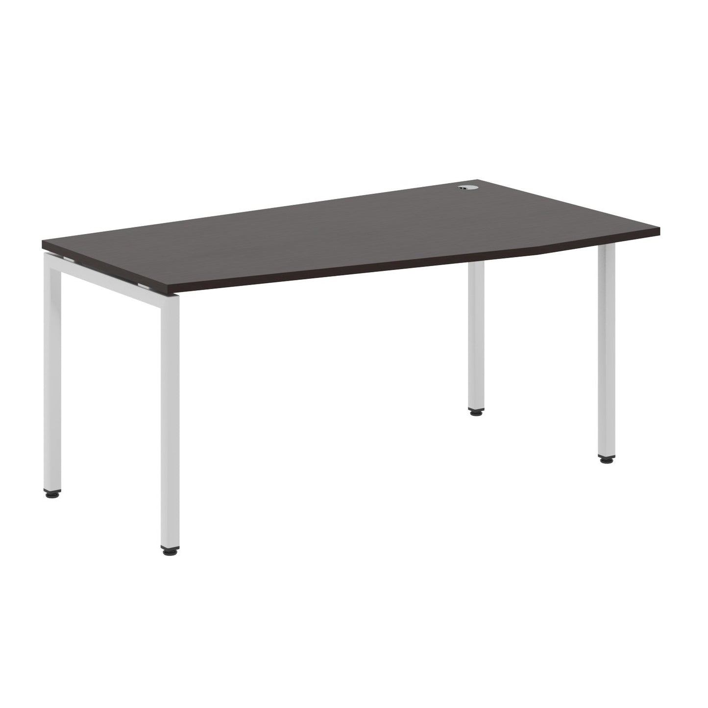 L SHAPE DESK MADE IN 25MM MFC TOP, E1 LAMINATE CHIPBOARD WITH WOODEN MODESTY PANEL 40X40MM METAL U SHAPE FRAMES by Treejar | Souqify
