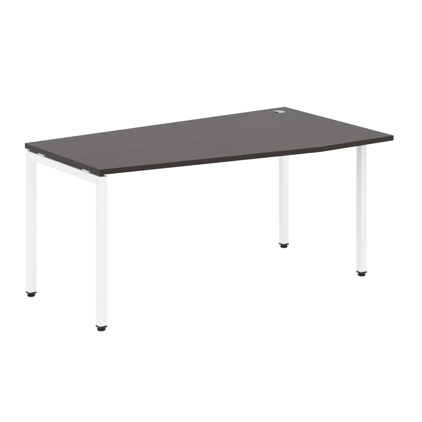 L SHAPE DESK MADE IN 25MM MFC TOP, E1 LAMINATE CHIPBOARD WITH WOODEN MODESTY PANEL 40X40MM METAL U SHAPE FRAMES by Treejar | Souqify