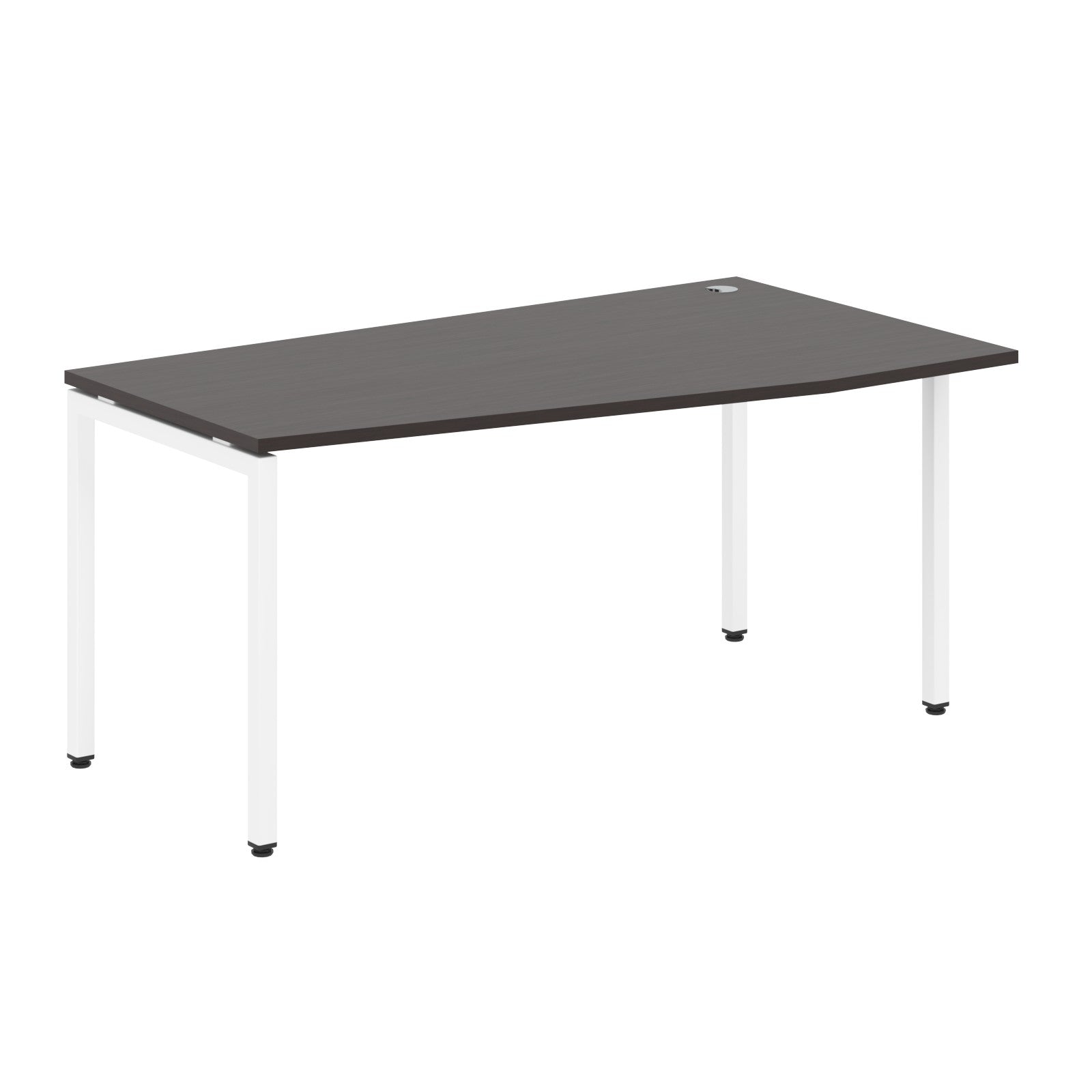 L SHAPE DESK MADE IN 25MM MFC TOP, E1 LAMINATE CHIPBOARD WITH WOODEN MODESTY PANEL 40X40MM METAL U SHAPE FRAMES by Treejar | Souqify