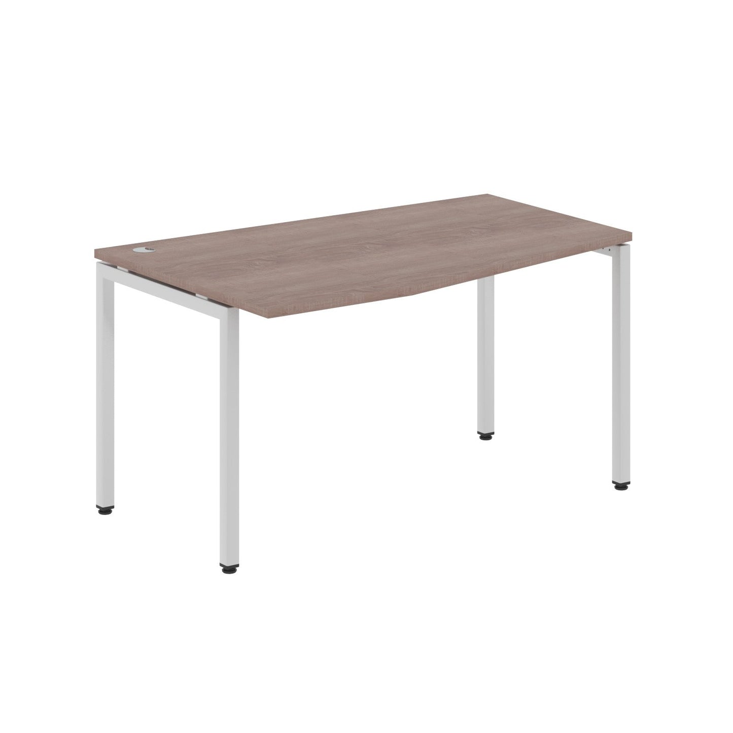 L SHAPE DESK MADE IN 25MM MFC TOP, E1 LAMINATE CHIPBOARD WITH WOODEN MODESTY PANEL 40X40MM METAL U SHAPE FRAMES by Treejar | Souqify