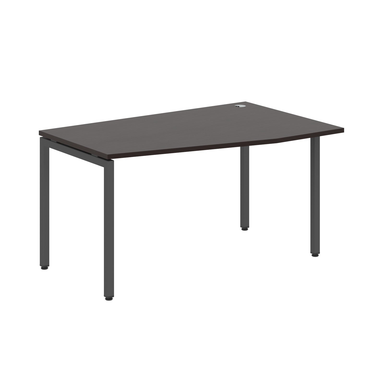 L SHAPE DESK MADE IN 25MM MFC TOP, E1 LAMINATE CHIPBOARD WITH WOODEN MODESTY PANEL 40X40MM METAL U SHAPE FRAMES by Treejar | Souqify