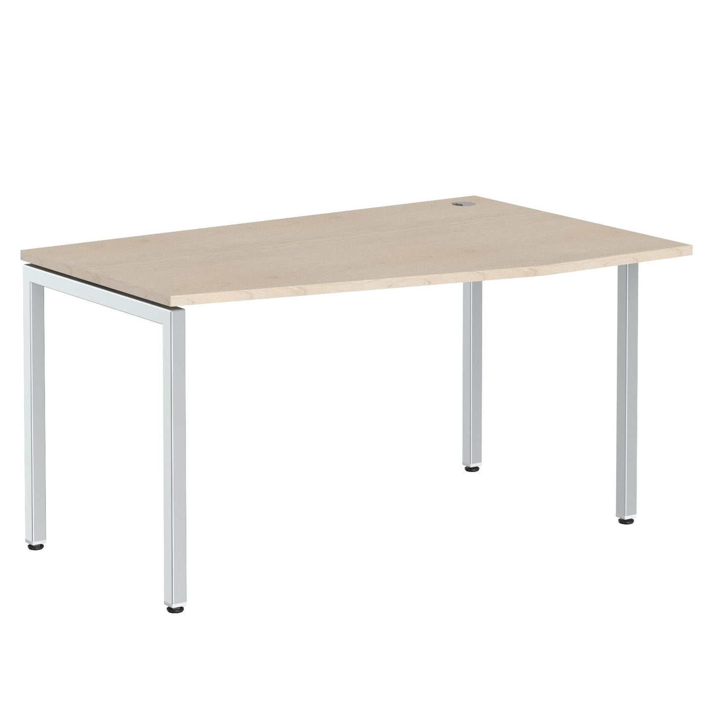 L SHAPE DESK MADE IN 25MM MFC TOP, E1 LAMINATE CHIPBOARD WITH WOODEN MODESTY PANEL 40X40MM METAL U SHAPE FRAMES by Treejar | Souqify