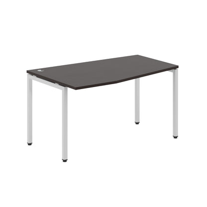 L SHAPE DESK MADE IN 25MM MFC TOP, E1 LAMINATE CHIPBOARD WITH WOODEN MODESTY PANEL 40X40MM METAL U SHAPE FRAMES by Treejar | Souqify