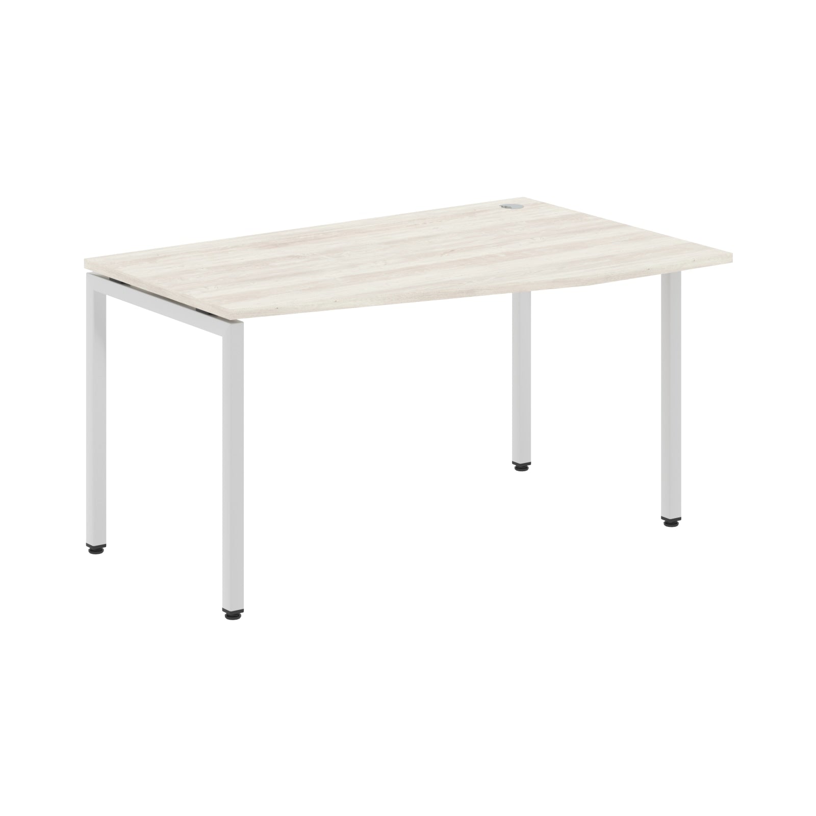 L SHAPE DESK MADE IN 25MM MFC TOP, E1 LAMINATE CHIPBOARD WITH WOODEN MODESTY PANEL 40X40MM METAL U SHAPE FRAMES by Treejar | Souqify