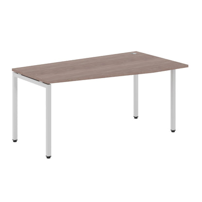 L SHAPE DESK MADE IN 25MM MFC TOP, E1 LAMINATE CHIPBOARD WITH WOODEN MODESTY PANEL 40X40MM METAL U SHAPE FRAMES by Treejar | Souqify