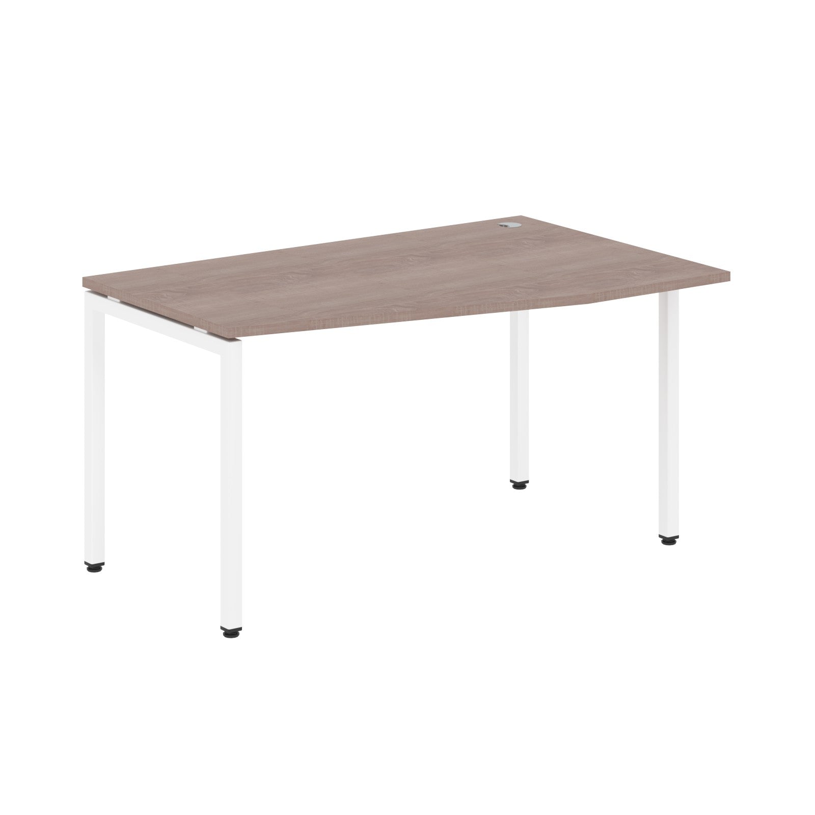 L SHAPE DESK MADE IN 25MM MFC TOP, E1 LAMINATE CHIPBOARD WITH WOODEN MODESTY PANEL 40X40MM METAL U SHAPE FRAMES by Treejar | Souqify