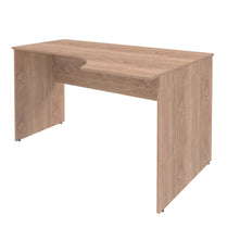 L SHAPE DESK MADE IN E1 LAMINATE CHIPBOARD WITH MODESTY PANEL AND LEGS by Treejar | Souqify