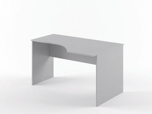 L SHAPE DESK MADE IN E1 LAMINATE CHIPBOARD WITH MODESTY PANEL AND LEGS by Treejar | Souqify