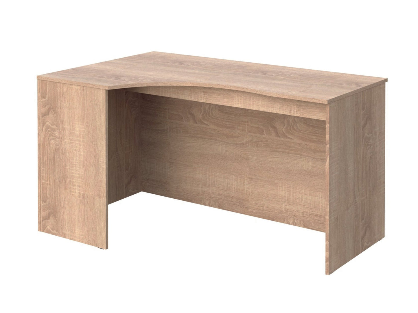 L SHAPE DESK MADE IN E1 LAMINATE CHIPBOARD WITH MODESTY PANEL AND LEGS by Treejar | Souqify