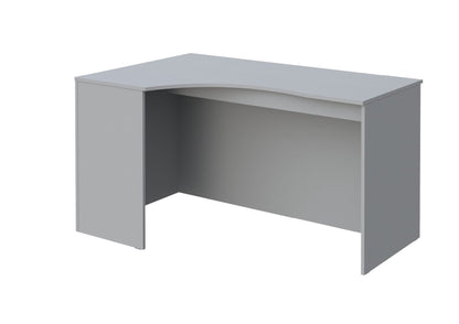 L SHAPE DESK MADE IN E1 LAMINATE CHIPBOARD WITH MODESTY PANEL AND LEGS by Treejar | Souqify