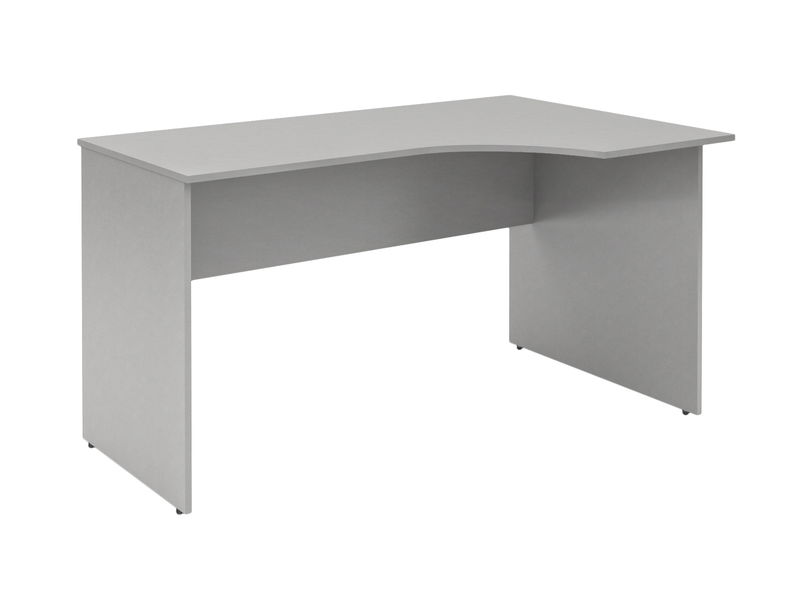 L SHAPE DESK MADE IN E1 LAMINATE CHIPBOARD WITH MODESTY PANEL AND LEGS by Treejar | Souqify