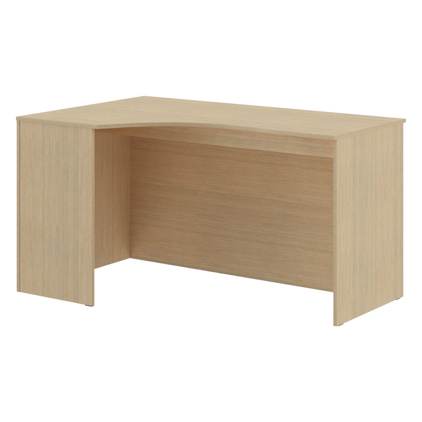 L SHAPE DESK MADE IN E1 LAMINATE CHIPBOARD WITH MODESTY PANEL AND LEGS by Treejar | Souqify