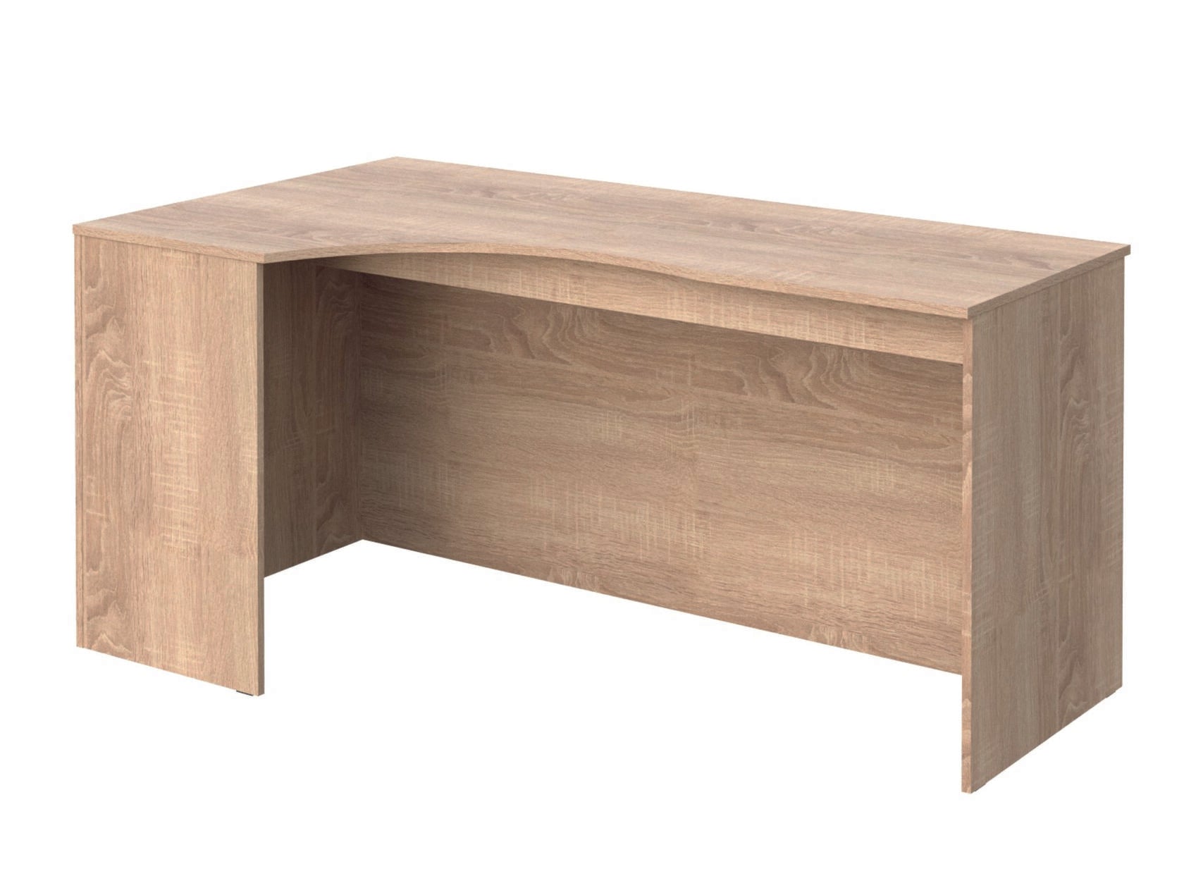 L SHAPE DESK MADE IN E1 LAMINATE CHIPBOARD WITH MODESTY PANEL AND LEGS by Treejar | Souqify
