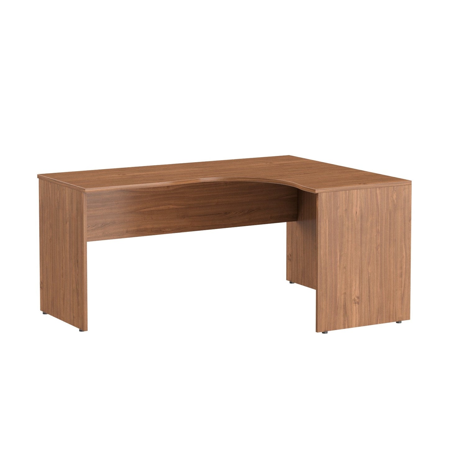 L SHAPE DESK, MADE IN E1 LAMINATE CHIPBOPARD,WITH WOODEN MODESTY PANEL AND LEGS by Treejar | Souqify