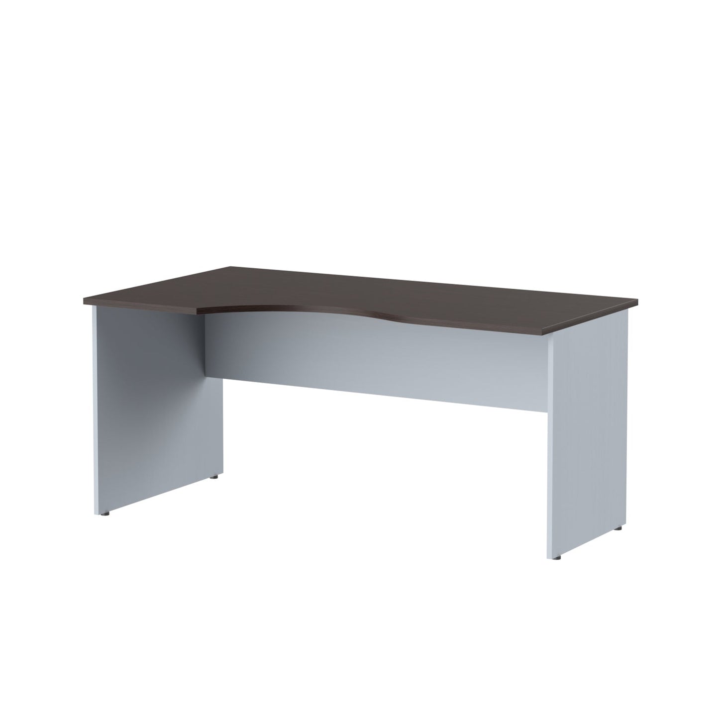 L SHAPE DESK, MADE IN E1 LAMINATE CHIPBOPARD,WITH WOODEN MODESTY PANEL AND LEGS by Treejar | Souqify