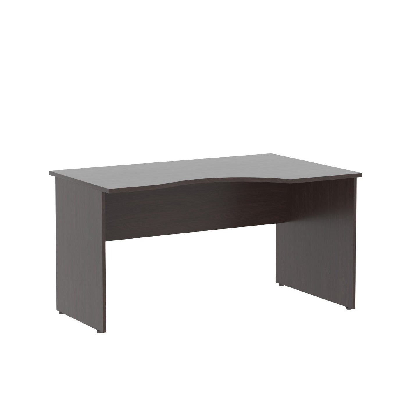L SHAPE DESK, MADE IN E1 LAMINATE CHIPBOPARD,WITH WOODEN MODESTY PANEL AND LEGS by Treejar | Souqify