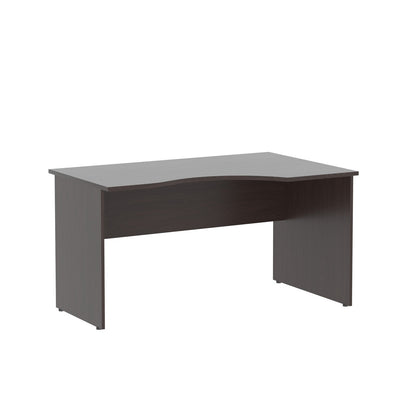 L SHAPE DESK, MADE IN E1 LAMINATE CHIPBOPARD,WITH WOODEN MODESTY PANEL AND LEGS by Treejar | Souqify