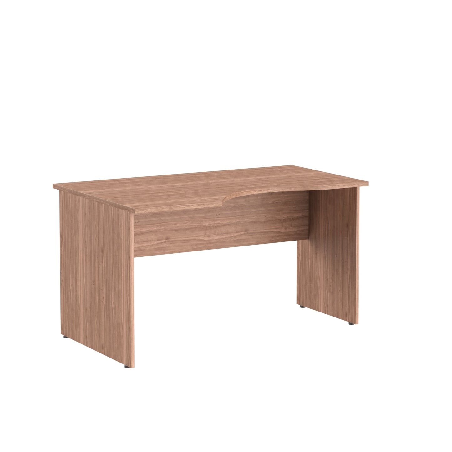 L SHAPE DESK, MADE IN E1 LAMINATE CHIPBOPARD,WITH WOODEN MODESTY PANEL AND LEGS by Treejar | Souqify