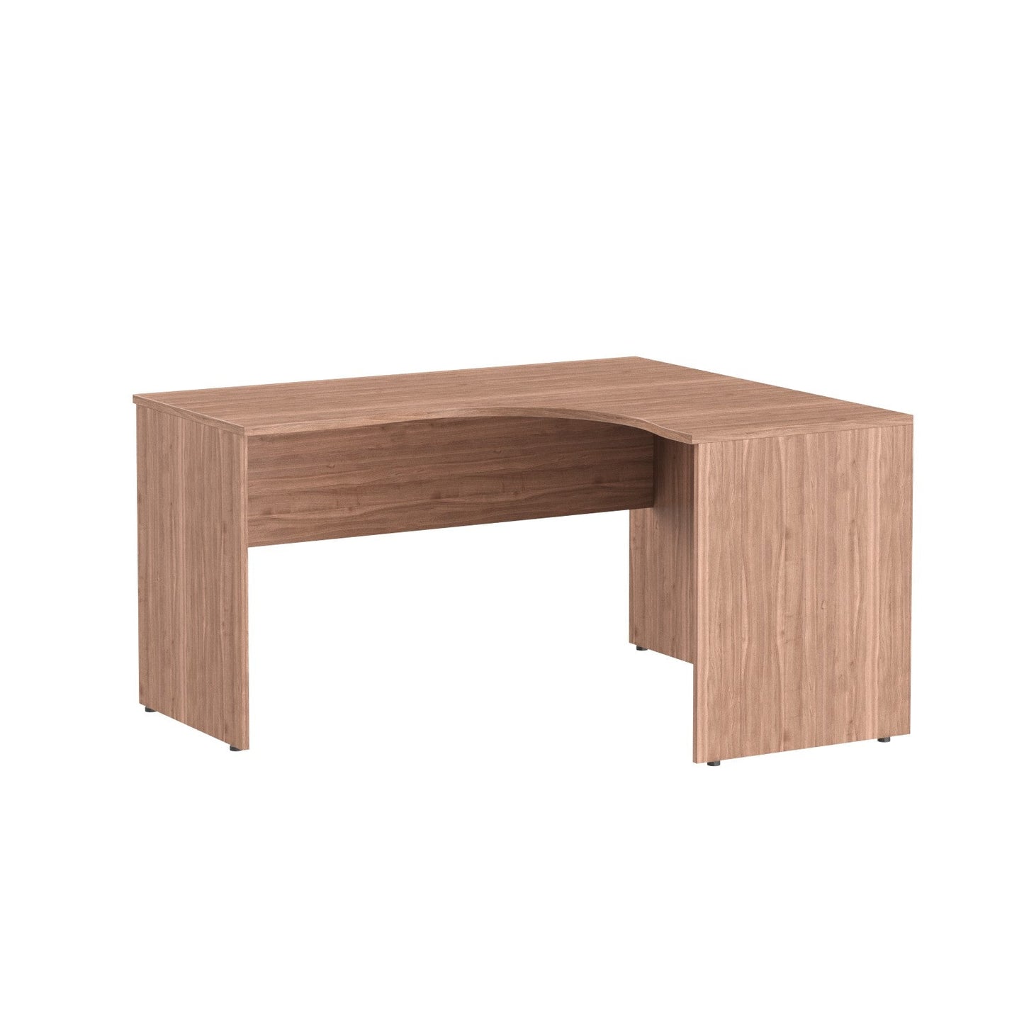 L SHAPE DESK, MADE IN E1 LAMINATE CHIPBOPARD,WITH WOODEN MODESTY PANEL AND LEGS by Treejar | Souqify