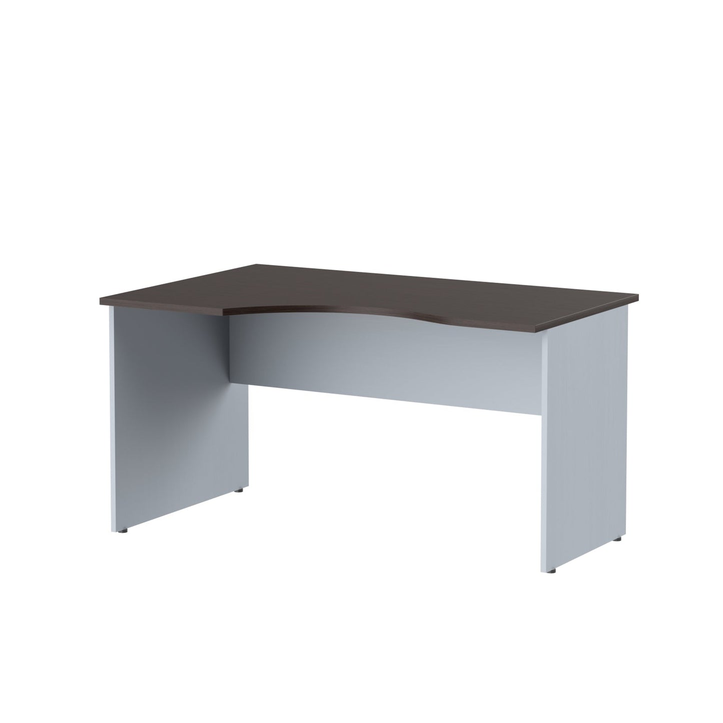L SHAPE DESK, MADE IN E1 LAMINATE CHIPBOPARD,WITH WOODEN MODESTY PANEL AND LEGS by Treejar | Souqify