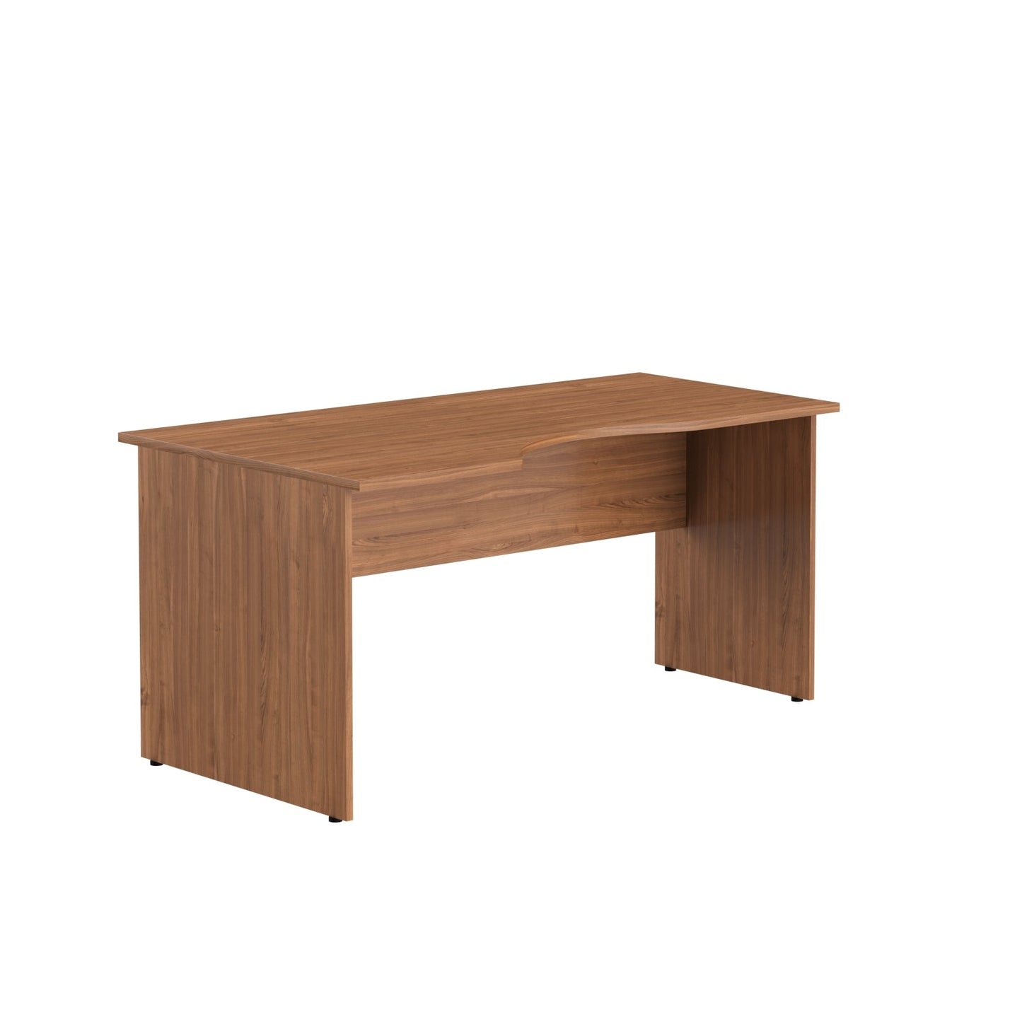L SHAPE DESK, MADE IN E1 LAMINATE CHIPBOPARD,WITH WOODEN MODESTY PANEL AND LEGS by Treejar | Souqify
