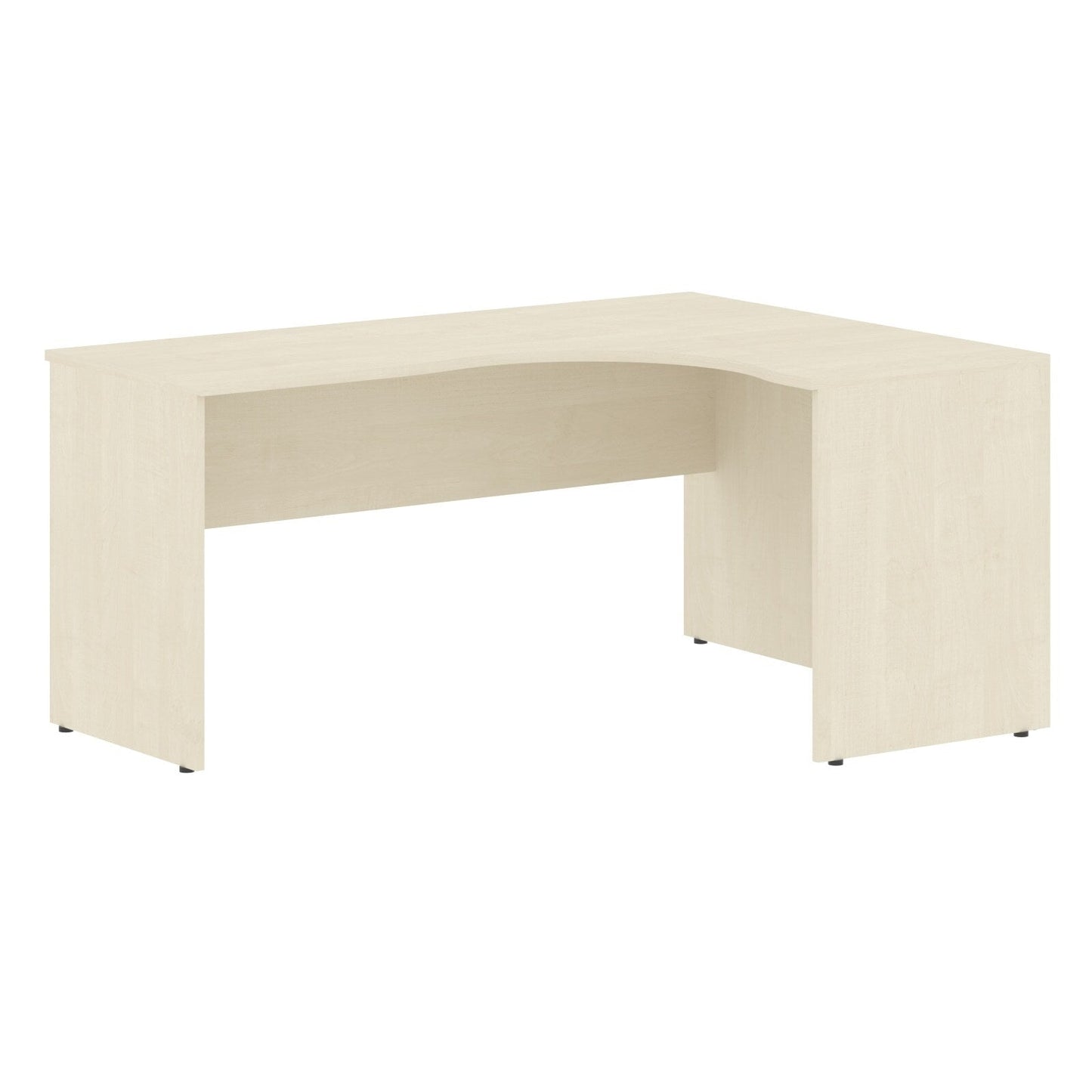L SHAPE DESK, MADE IN E1 LAMINATE CHIPBOPARD,WITH WOODEN MODESTY PANEL AND LEGS by Treejar | Souqify