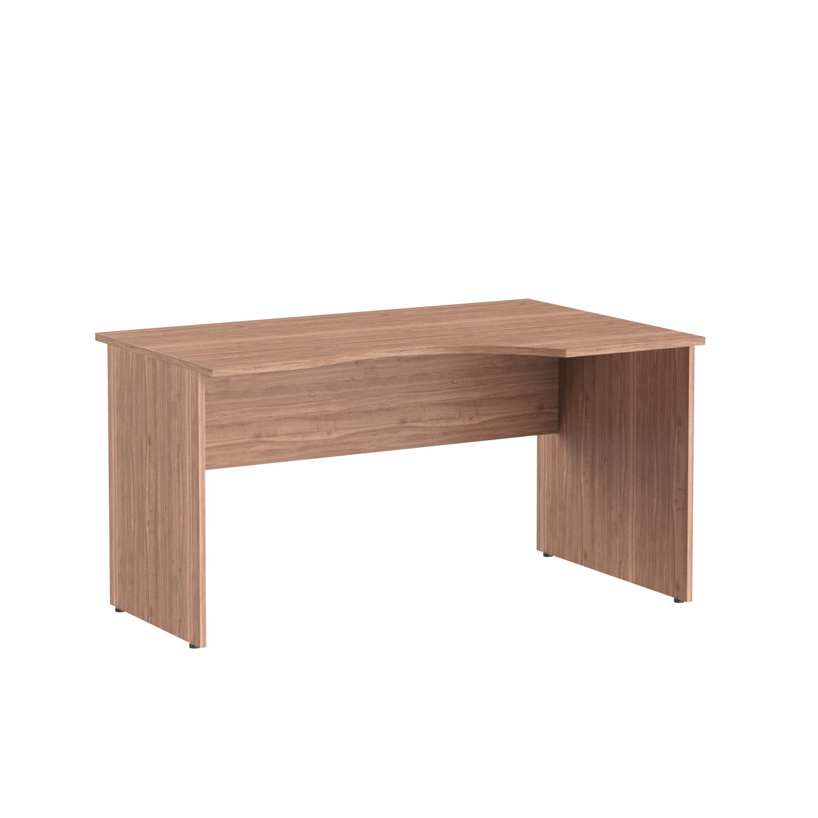 L SHAPE DESK, MADE IN E1 LAMINATE CHIPBOPARD,WITH WOODEN MODESTY PANEL AND LEGS by Treejar | Souqify