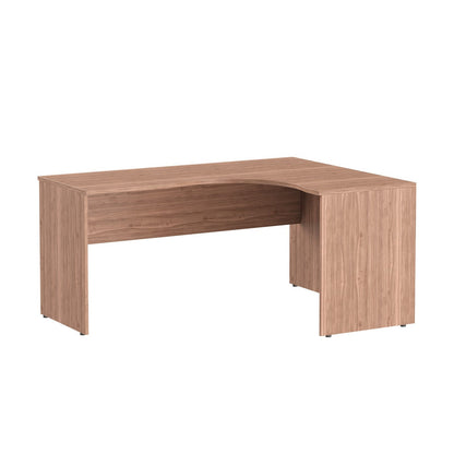L SHAPE DESK, MADE IN E1 LAMINATE CHIPBOPARD,WITH WOODEN MODESTY PANEL AND LEGS by Treejar | Souqify