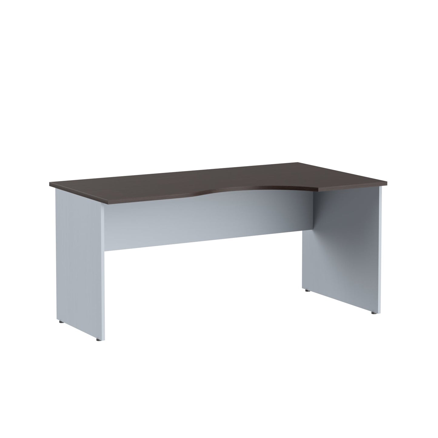 L SHAPE DESK, MADE IN E1 LAMINATE CHIPBOPARD,WITH WOODEN MODESTY PANEL AND LEGS by Treejar | Souqify