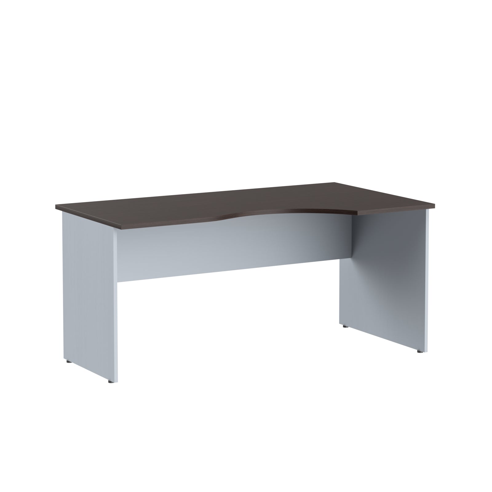 L SHAPE DESK, MADE IN E1 LAMINATE CHIPBOPARD,WITH WOODEN MODESTY PANEL AND LEGS by Treejar | Souqify