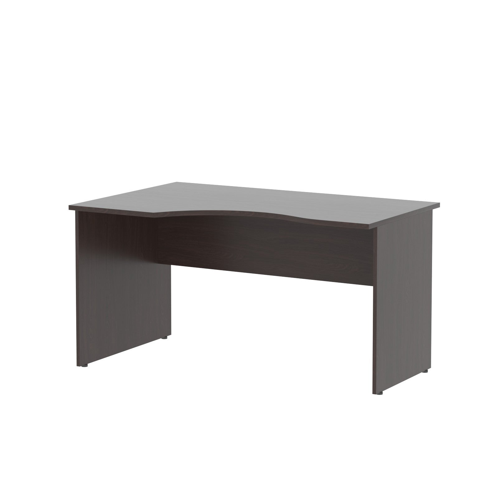 L SHAPE DESK, MADE IN E1 LAMINATE CHIPBOPARD,WITH WOODEN MODESTY PANEL AND LEGS by Treejar | Souqify