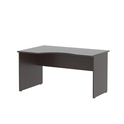 L SHAPE DESK, MADE IN E1 LAMINATE CHIPBOPARD,WITH WOODEN MODESTY PANEL AND LEGS by Treejar | Souqify