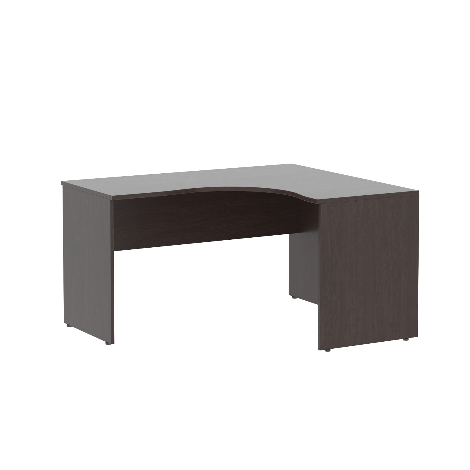 L SHAPE DESK, MADE IN E1 LAMINATE CHIPBOPARD,WITH WOODEN MODESTY PANEL AND LEGS by Treejar | Souqify