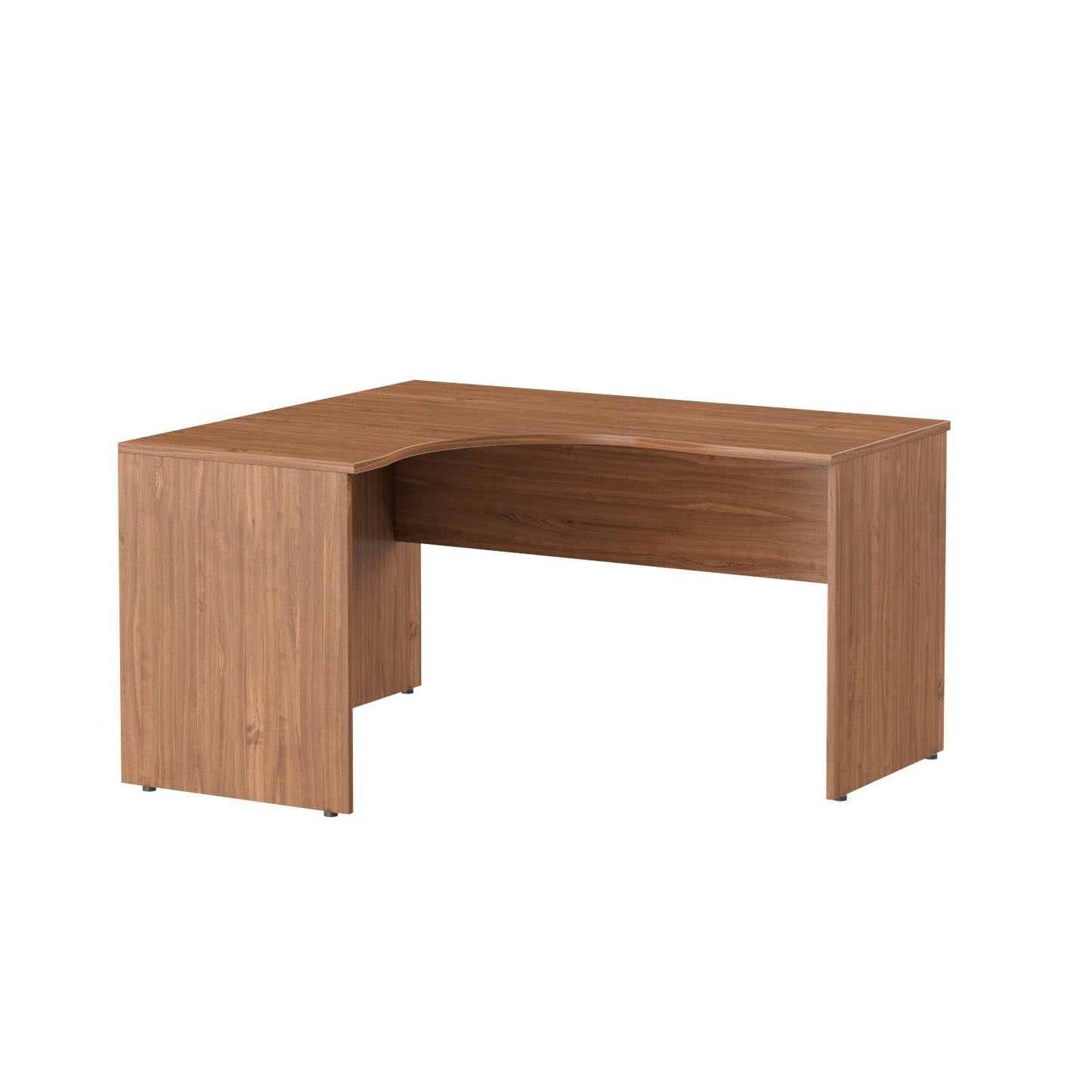 L SHAPE DESK, MADE IN E1 LAMINATE CHIPBOPARD,WITH WOODEN MODESTY PANEL AND LEGS by Treejar | Souqify