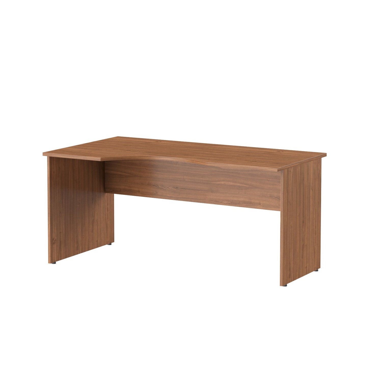 L SHAPE DESK, MADE IN E1 LAMINATE CHIPBOPARD,WITH WOODEN MODESTY PANEL AND LEGS by Treejar | Souqify