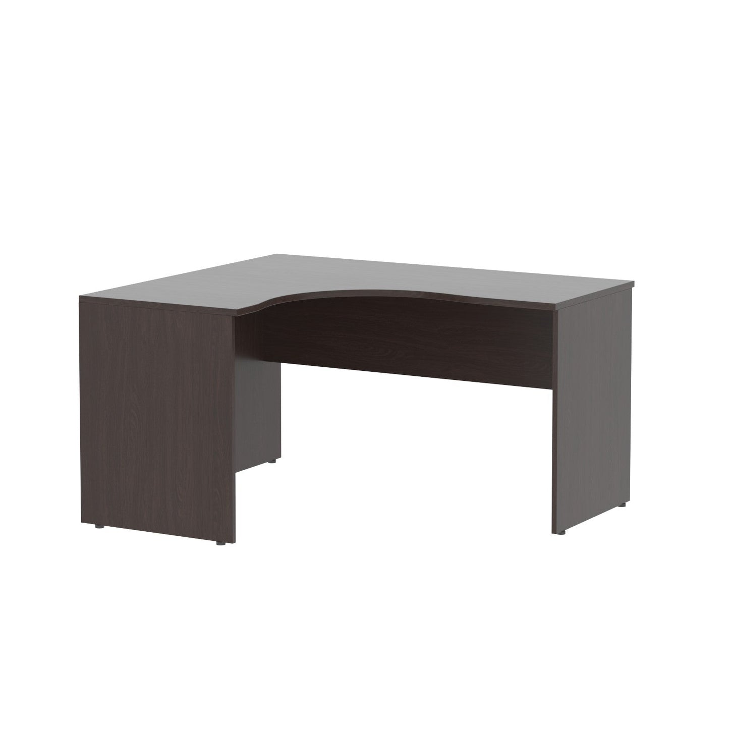 L SHAPE DESK, MADE IN E1 LAMINATE CHIPBOPARD,WITH WOODEN MODESTY PANEL AND LEGS by Treejar | Souqify