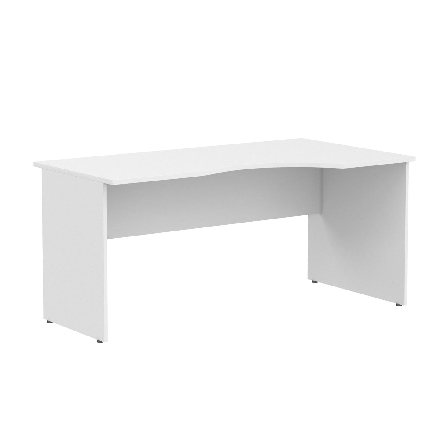 L SHAPE DESK, MADE IN E1 LAMINATE CHIPBOPARD,WITH WOODEN MODESTY PANEL AND LEGS by Treejar | Souqify